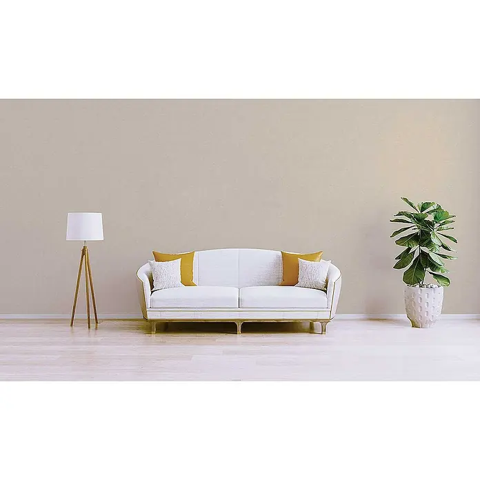 Tadessi Vliestapete M1-No.3754 - Beige, Uni, 10,05 x 0,53 m