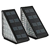 BAUHAUS Set solarlampen Trapverlichting (l x b x h: 9 cm x 9 cm x 4,8 m, Zwart, IP54, 8 lm) | BAUHAUS