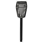 BAUHAUS Solarfakkel met grondpen Rotan (0,6 W, l x b x h: 11 x 11 x 49,5 cm, Grijs, IP44, 10 lm) | BAUHAUS