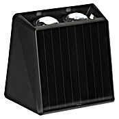 BAUHAUS Solar-wandlamp voor buiten (l x b x h: 6,4 x 10,7 x 9,7 cm, Zwart, IP65, 40 lm) | BAUHAUS