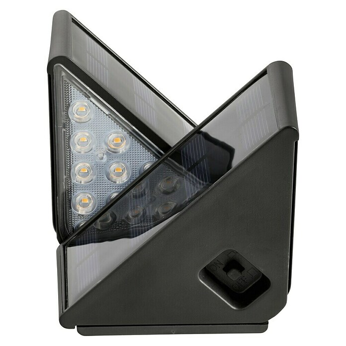 BAUHAUS Set solarlampen Trapverlichting (l x b x h: 9 cm x 9 cm x 4,8 m, Zwart, IP54, 8 lm) | BAUHAUS