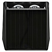 BAUHAUS Solar-wandlamp voor buiten (l x b x h: 6,4 x 10,7 x 9,7 cm, Zwart, IP65, 40 lm) | BAUHAUS