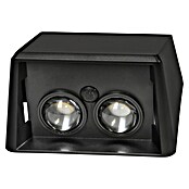 BAUHAUS Solar-wandlamp voor buiten (l x b x h: 6,4 x 10,7 x 9,7 cm, Zwart, IP65, 40 lm) | BAUHAUS