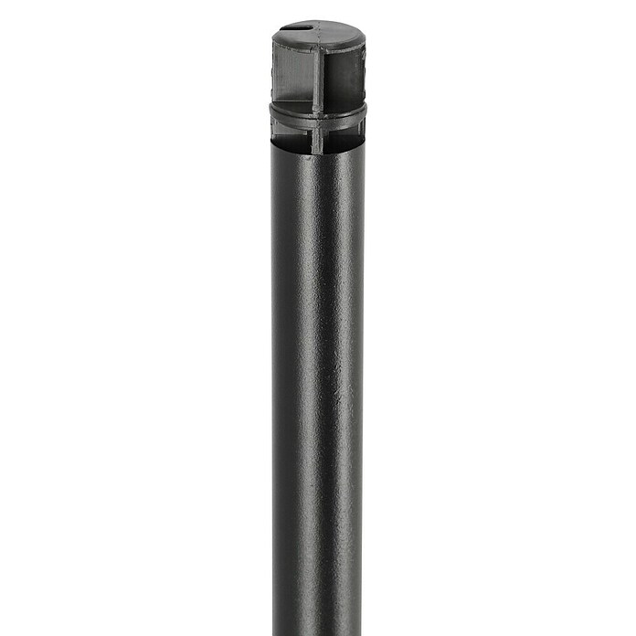 BAUHAUS Solarfakkel met grondpen Rotan (0,6 W, l x b x h: 11 x 11 x 49,5 cm, Grijs, IP44, 10 lm) | BAUHAUS
