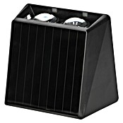 BAUHAUS Solarna vanjska zidna svjetiljka  (D x Š x V: 6,4 x 10,7 x 9,7 cm, Crna, IP65, 40 lm) | BAUHAUS