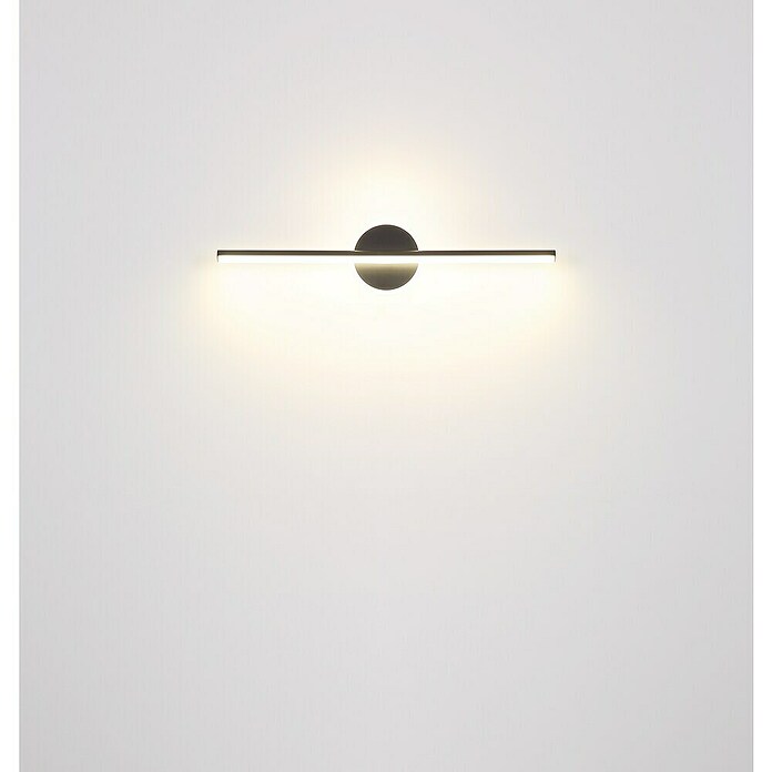 Globo LED-Wandleuchte Pepe (10 W, B x H: 608 x 130 mm, Schwarz, Neutralweiß) | BAUHAUS