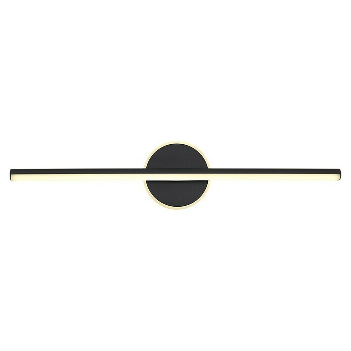 Globo LED-Wandleuchte Pepe (10 W, B x H: 608 x 130 mm, Schwarz, Neutralweiß) | BAUHAUS