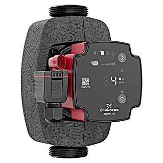 Grundfos Umwälzpumpe ALPHA2 GO 25-60 180 (Einbaulänge: 180 mm, Förderhöhe: 6 m, 60 W - 90 W)