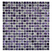 Mozaik pločica Quadrat Crystal Mix XCM M970  (30,5 x 32,2 cm, Lila, Sjaj) | BAUHAUS