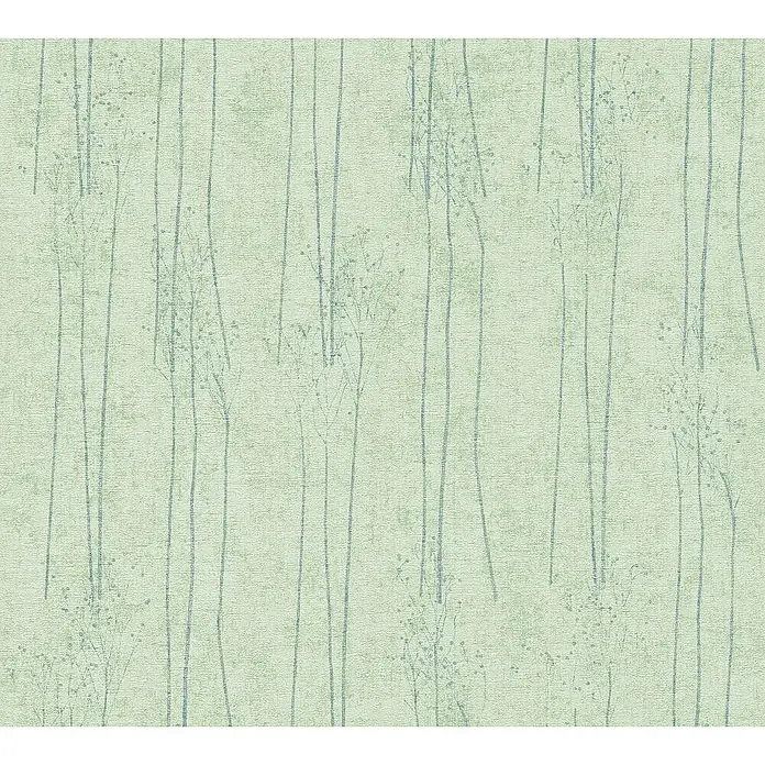 Tadessi Vliestapete M1-No.1744 - Grün, Floral, 10,05 x 0,53 m
