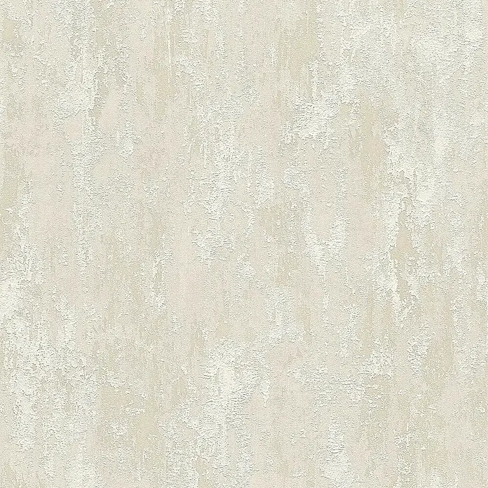 Tadessi Vliestapete M1-No.63 - Creme, Steinoptik, 10,05 x 0,53 m - Hellbeige Tapete mit abstrakter, abgenutzter Putztextur.