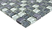 Mozaik pločica Quadrat Crystal Mix XCM M810  (30,5 x 32,2 cm, Sive boje, Sjaj) | BAUHAUS