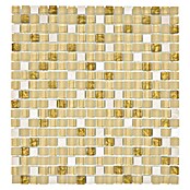 Mozaik pločica Quadrat Crystal Mix XCM M910  (30,5 x 32,2 cm, Bijele boje, Sjaj) | BAUHAUS