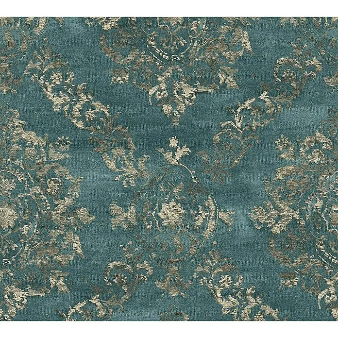 Tadessi Vliestapete M1-No.1849 - Blau, Ornament, 10,05 x 0,53 m