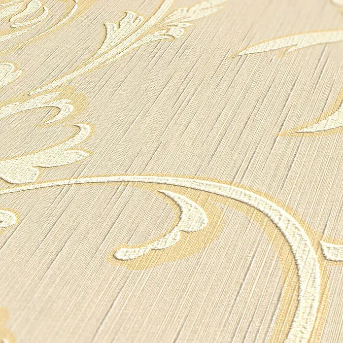 Tadessi Vliestapete M1-No.3795 - Creme, Floral, 10,05 x 0,53 m
