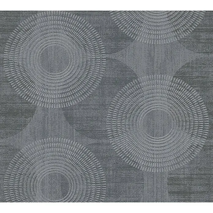 Tadessi Vliestapete M1-No.1309 - Schwarz, Grafisch, 10,05 x 0,53 m