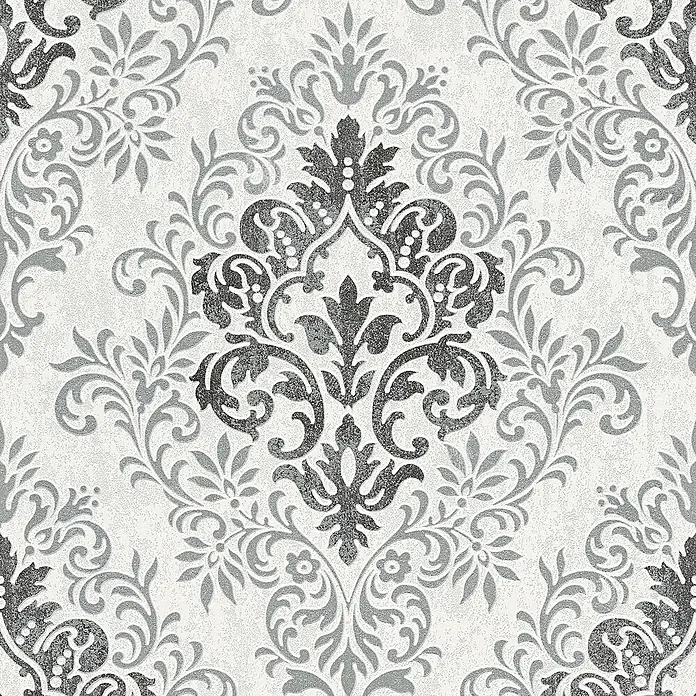 Tadessi Vliestapete M1-No.2446 - Grau, Ornament, 10,05 x 0,53 m