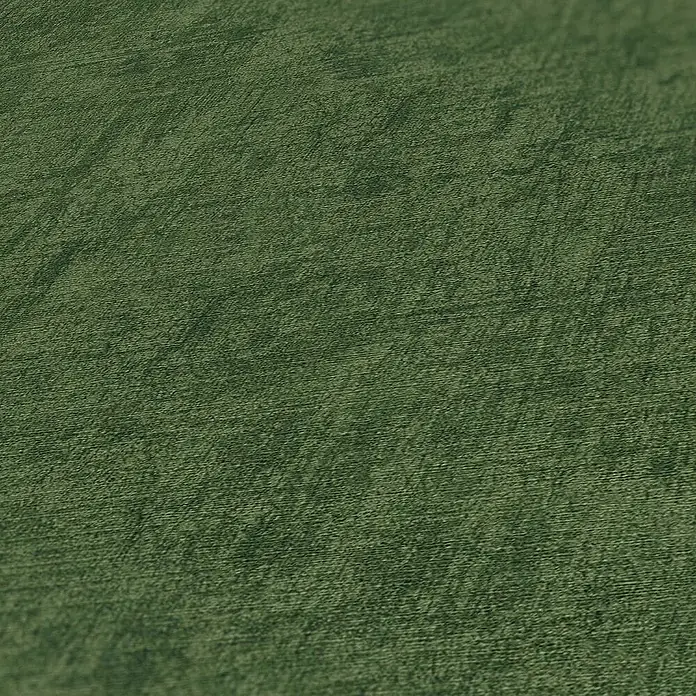 Tadessi Vliestapete M1-No.1051 - Grün, Uni, 10,05 x 0,53 m - Grüner Samtstoff mit weicher, texturierter Oberfläche.