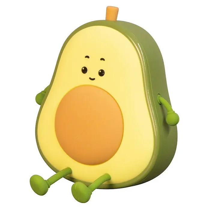 FHL easy LED-Nachtlicht Bobi - 0,4 W, L x B x H: 13,5 x 9,5 x 13,5 cm, Warmweiß, Avocado Bobi - Niedliche Avocado-Nachtlampe mit weichem, warmem Licht, ideal für Kinderzimmer oder als dekoratives Element im Zuhause.