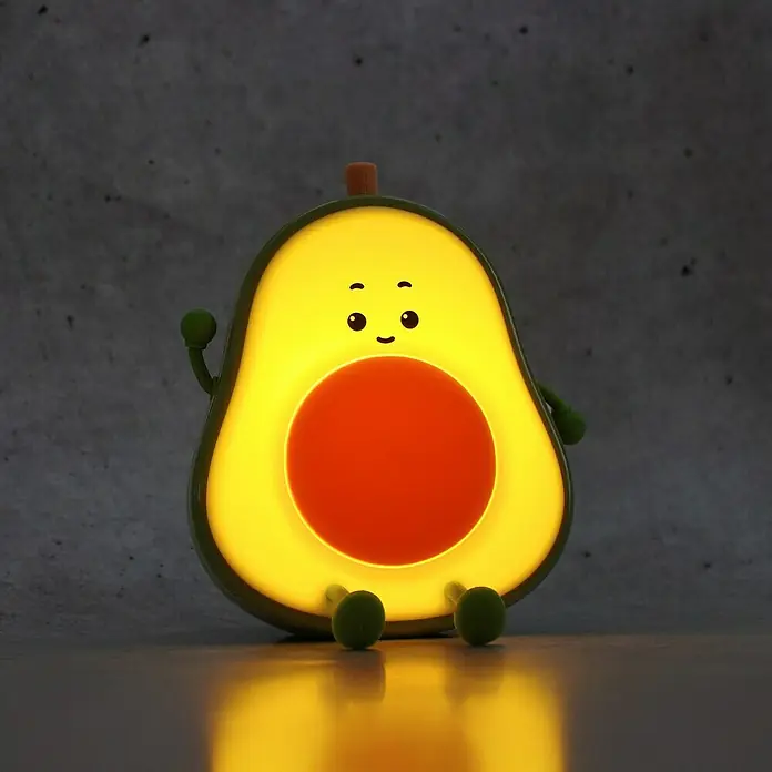 FHL easy LED-Nachtlicht Bobi - 0,4 W, L x B x H: 13,5 x 9,5 x 13,5 cm, Warmweiß, Avocado Bobi - Niedliche Avocado-Nachtleuchte mit weichem, warmem Licht für Kinderzimmer. Das perfekte Geschenk für alle Avocado-Liebhaber.