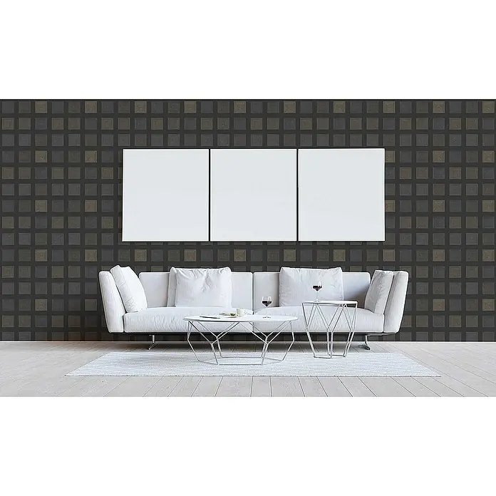 Tadessi Vliestapete M1-No.2889 - Schwarz, Grafisch, 10,05 x 0,53 m