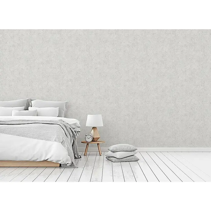 Tadessi Vliestapete M1-No.1125 - Silber, Uni, 10,05 x 0,53 m