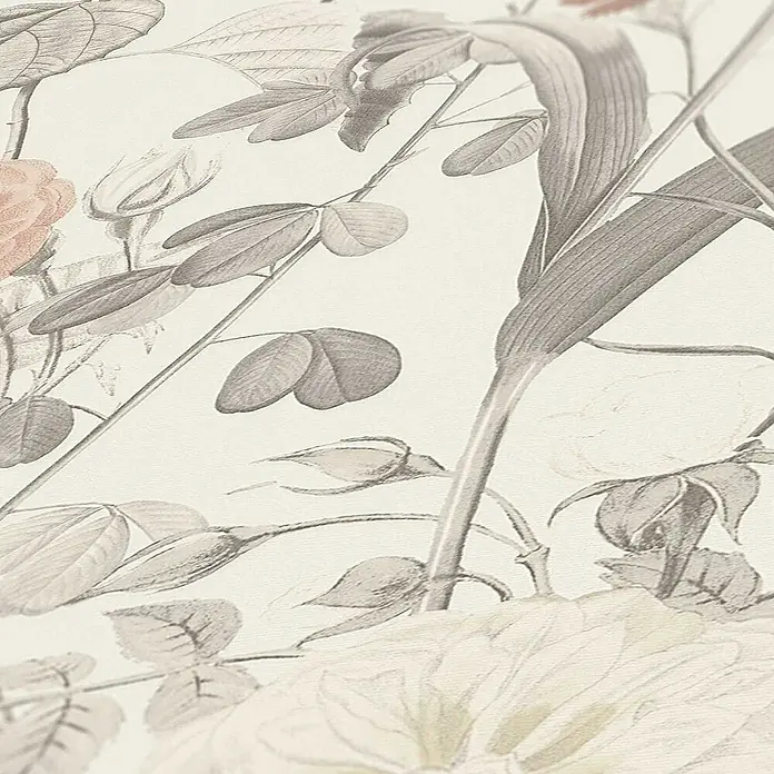 Tadessi Vliestapete M1-No.338 - Rosa, Floral, 10,05 x 0,53 m