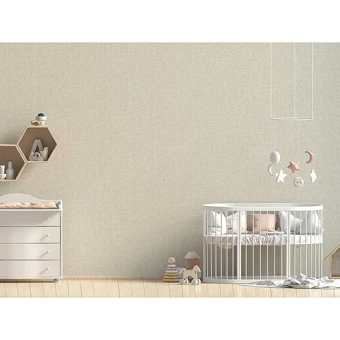 Tadessi Vliestapete M1-No.950 - Creme, Uni, 10,05 x 0,53 m