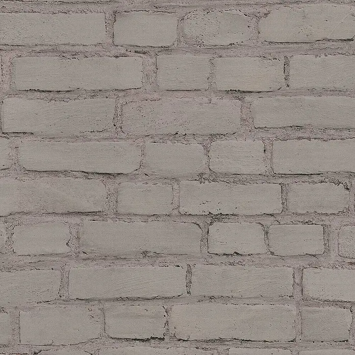 Tadessi Vliestapete M1-No.398 - Schwarz, Steinoptik, 10,05 x 0,53 m - Graue Ziegelwandtextur.