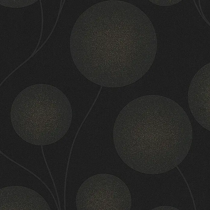 Tadessi Vliestapete M1-No.2147 - Schwarz, Grafisch, 10,05 x 0,53 m