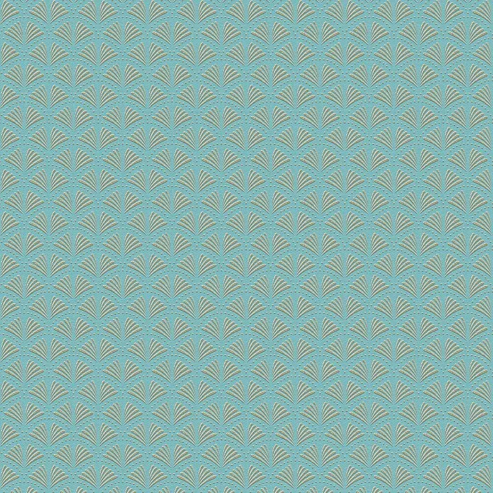Tadessi Vliestapete M1-No.653 - Türkis, Sonstiges, 10,05 x 0,53 m