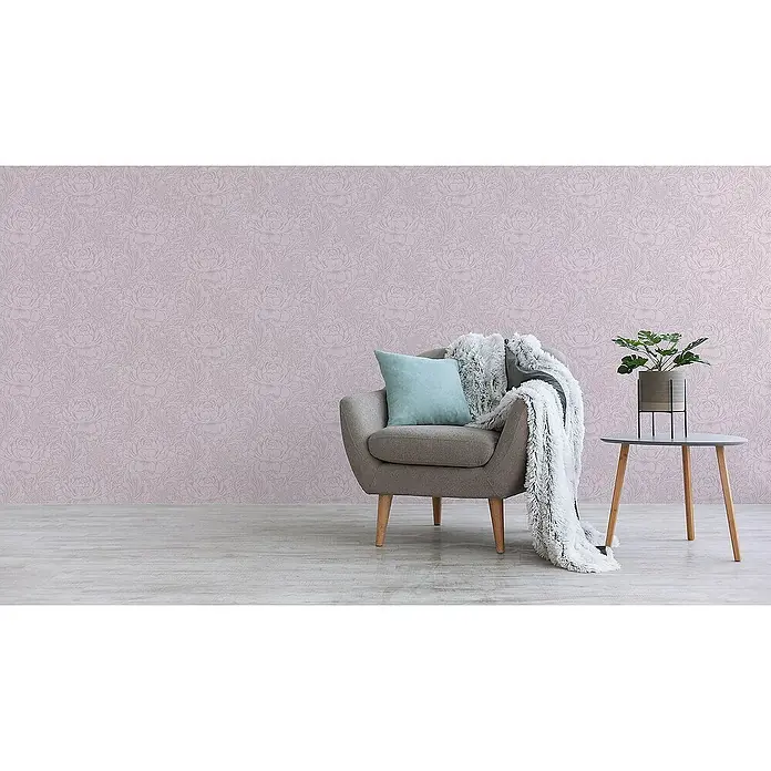 Tadessi Vliestapete M1-No.3347 - Rosa, Floral, 10,05 x 0,53 m