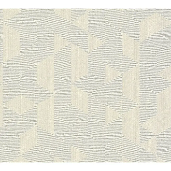 Tadessi Vliestapete M1-No.1787 - Weiß, Grafisch, 10,05 x 0,53 m