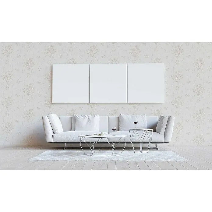 Tadessi Vliestapete M1-No.2160 - Grau, Floral, 10,05 x 0,53 m