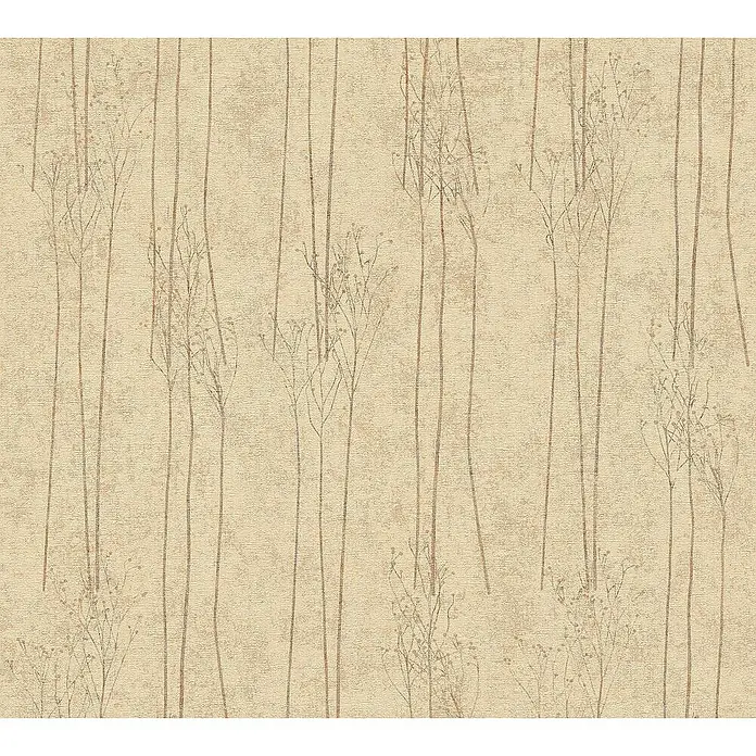 Tadessi Vliestapete M1-No.1741 - Gelb, Floral, 10,05 x 0,53 m