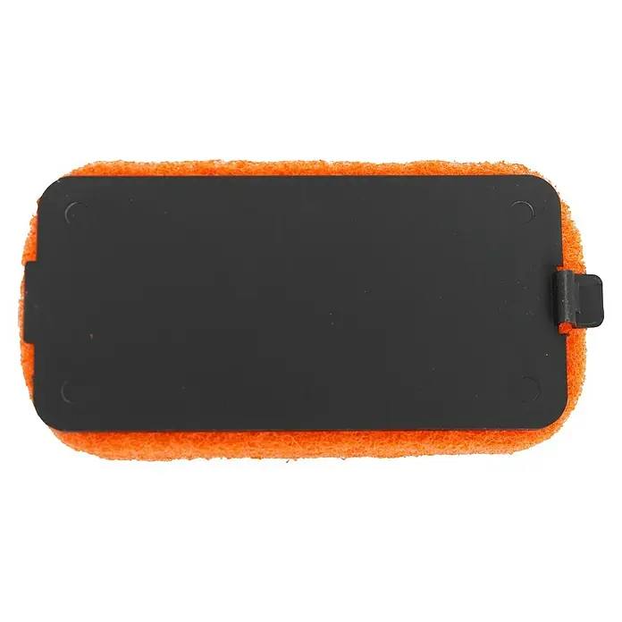 Cozze Ersatzschwamm - Passend für: Cozze Grillbürste für Grillplatten, 3 Stk. - Schwamm-Applikator mit orangem Schwamm und schwarzem Griff für gleichmäßiges Auftragen von Flüssigkeiten auf Oberflächen.