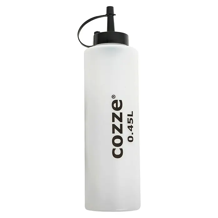 Cozze Quetschflasche - 450 ml, Kunststoff - Die Cozze Quetschflasche mit 0.45L Fassungsvermögen ist ideal für die Küche, um Saucen oder Öle sauber zu dosieren.