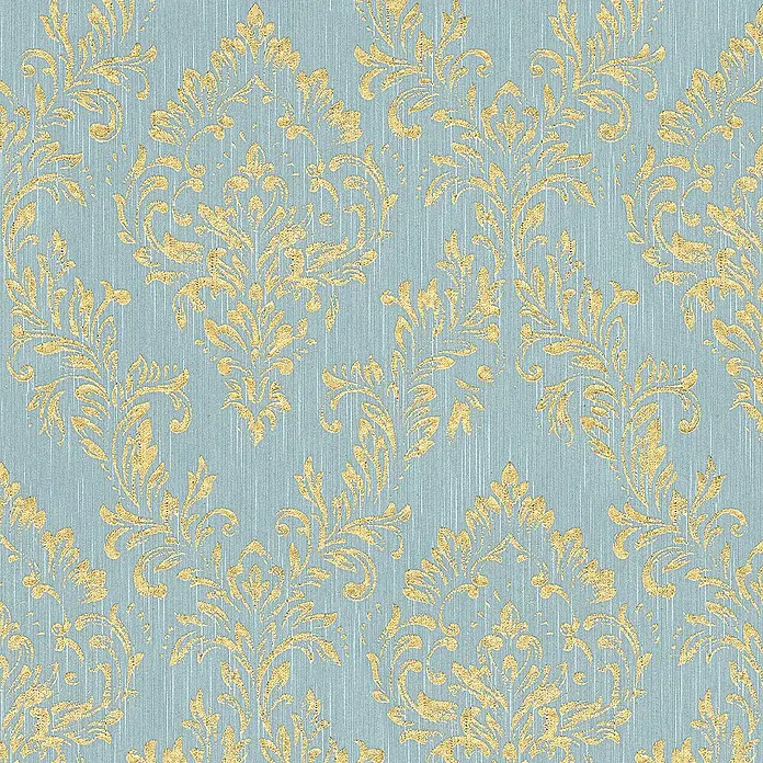 Tadessi Vliestapete M1-No.2179 - Blau, Ornament, 10,05 x 0,53 m