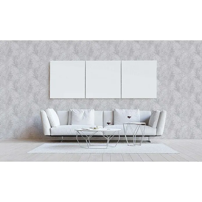 Tadessi Vliestapete M1-No.387 - Grau, Floral, 10,05 x 0,53 m