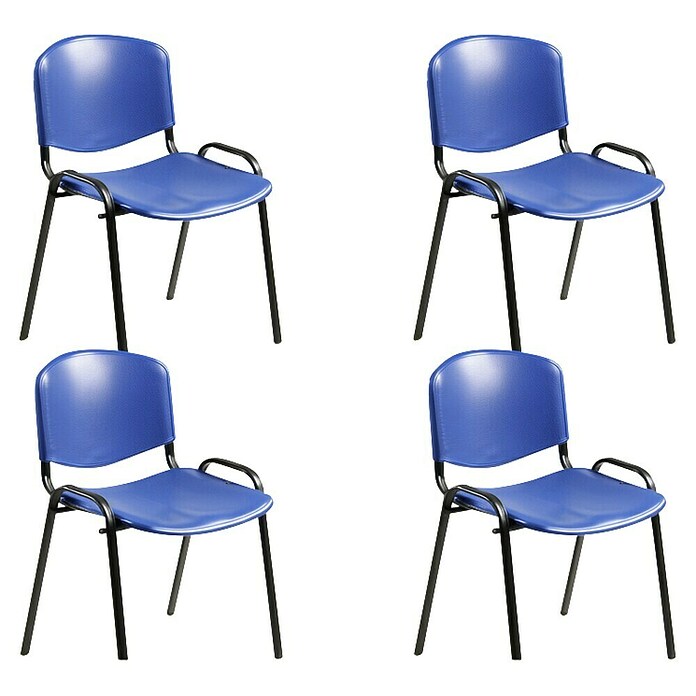 Unisit Silla Dado (Azul, Plástico, 4 ud.) | BAUHAUS