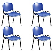 Unisit Silla Dado (Azul, Plástico, 4 ud.) | BAUHAUS