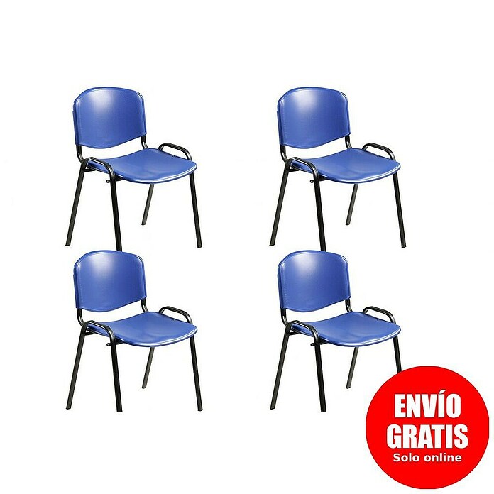 Unisit Silla Dado (Azul, Plástico, 4 ud.) | BAUHAUS