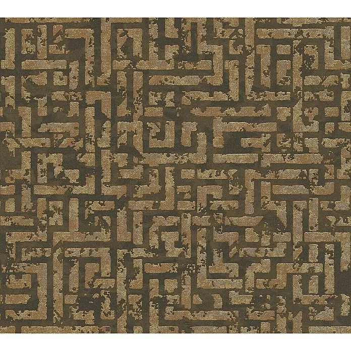 Tadessi Vliestapete M1-No.1822 - Braun, Grafisch, 10,05 x 0,53 m