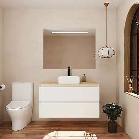 Conjunto de mueble de baño White