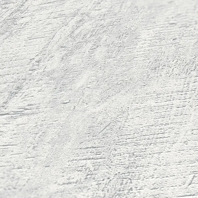 Tadessi Vliestapete M1-No.893 - Weiß, Steinoptik, 10,05 x 0,53 m - Weiße, raue Textur mit unebener Oberfläche.