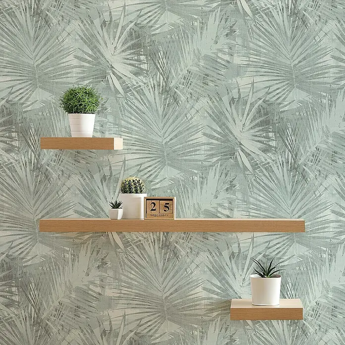 Tadessi Vliestapete M1-No.190 - Blau, Floral, 10,05 x 0,53 m