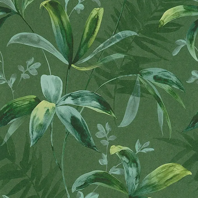 Tadessi Vliestapete M1-No.532 - Grün, Floral, 10,05 x 0,53 m