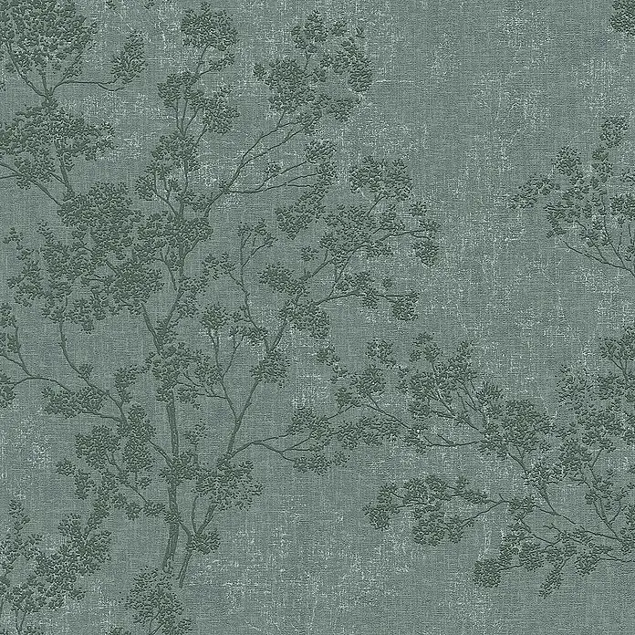 Tadessi Vliestapete M1-No.372 - Grün, Floral, 10,05 x 0,53 m