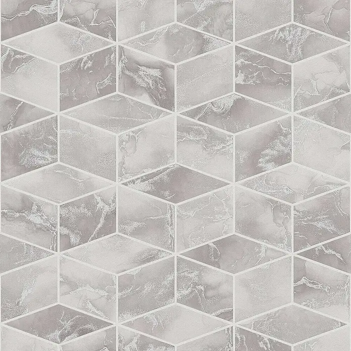 Tadessi Vliestapete M1-No.617 - Grau, Grafisch, 10,05 x 0,53 m