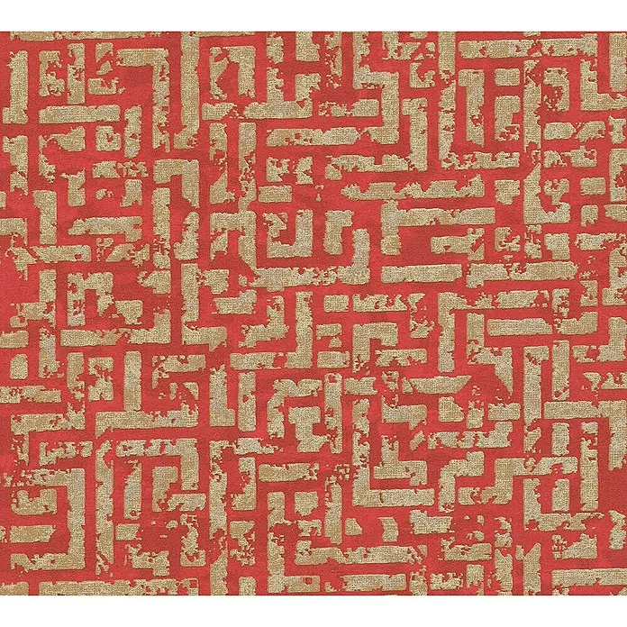 Tadessi Vliestapete M1-No.1821 - Rot, Grafisch, 10,05 x 0,53 m